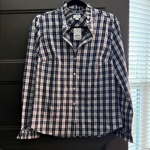 Women’s Blue Checkered Shirt